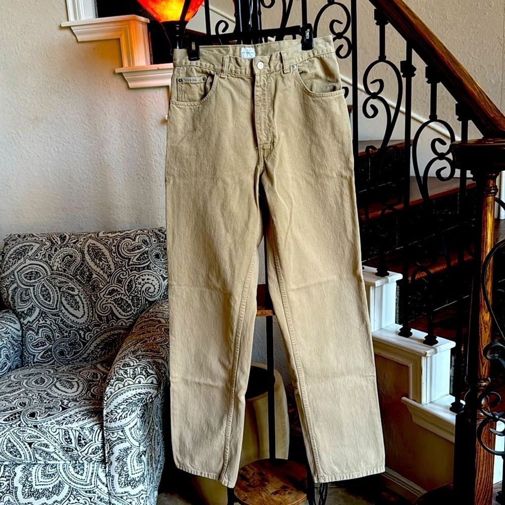 CALVIN KLEIN JEANS men’s chinos, 33